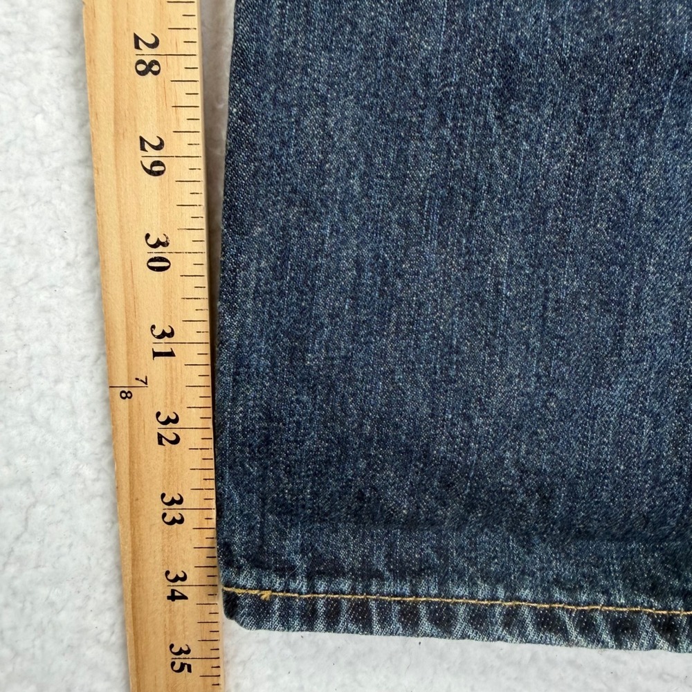 Polo Ralph Lauren Jeans Mens 36x34 Blue Classic 867 Straight Leg Dark Wash RL - Picture 7 of 11